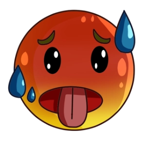 Smiley Schwitzen 300px (Pixabay face-7103766_640)